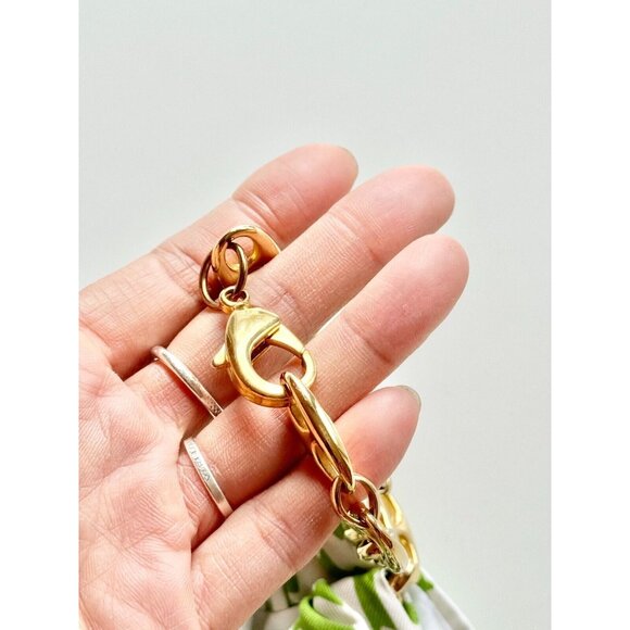 MILLY White Green Geometric Print Silk Twill Chain Halter Sheath Dress, Size 2 - Picture 10 of 14